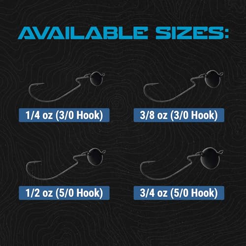 Black 3/4 Oz Football Tackle Swing Jig with Free-Swinging Hook for Bass Fishing