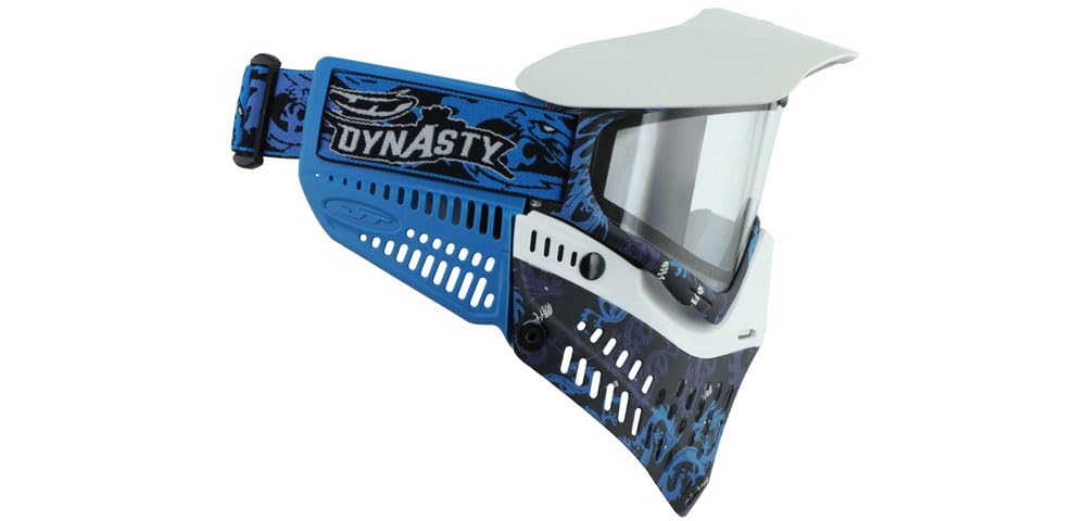 JT Spectra Dynasty LE Proflex Paintball Mask Goggle W/Clear Thermal Lens- White