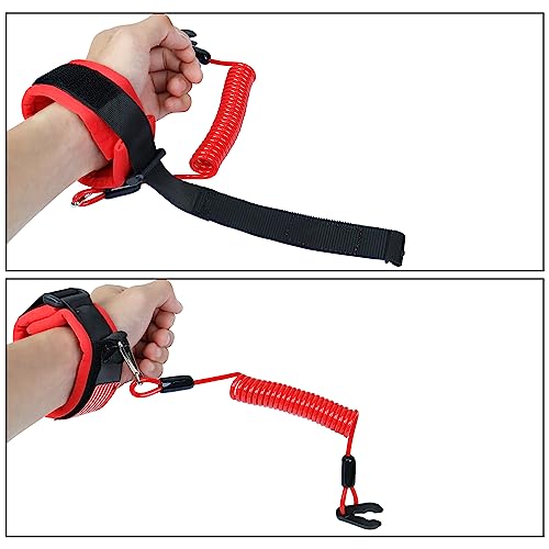 Boat Kill Switch Lanyard Wrist Strap for Yamaha Jet Ski - Red