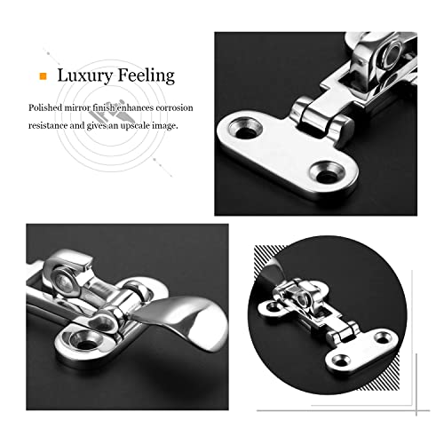 Heavy Duty Stainless Steel Marine Lockable Hatch Latch for Boat Yacht Door Cabinet