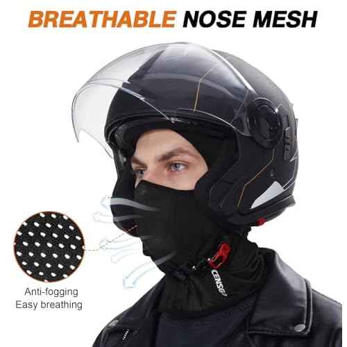 CENSGO Cooling Motorcycle Balaclava Helmet Liner, Breathable Face Cover, Lightweight Shiesty Mask for Men Women Summer Riding