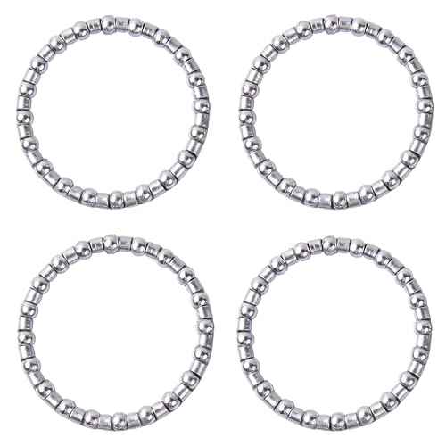 4 pcs, Bike Headset Bearings for Smooth Steering, 5/32" x 20 Balls, Bicycle Repair Parts, Bicycle Ball Bearings for Mountain Bikes, 40*40mm
