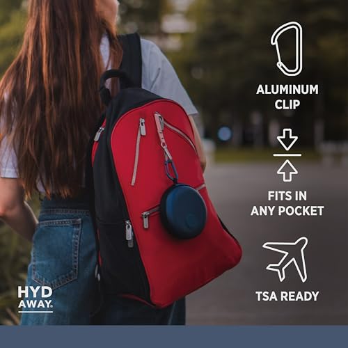 HYDAWAY Protective Travel Case for Collapsible Drinkware 5in Dia Marin