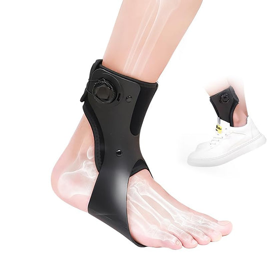 Laway Upgrade AFO Foot Drop Brace Right Large Support for Walking