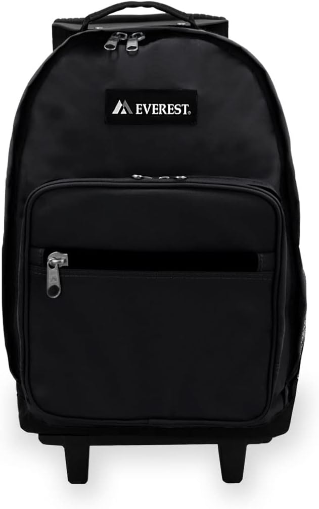 Everest 1045mWheeled Backpack - Standard, Black, One Size,1045WH-BK