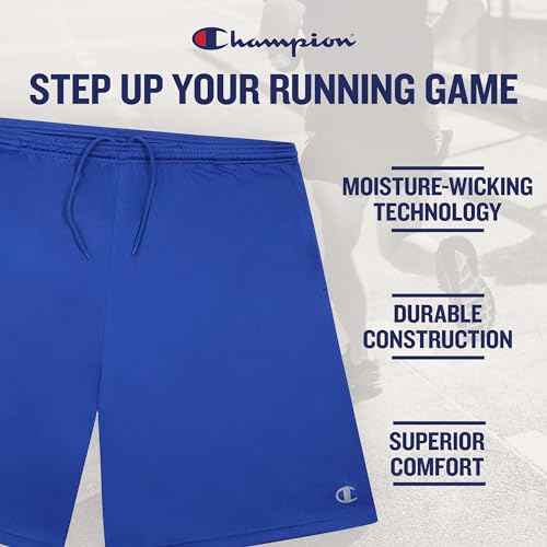 Champion Gym Shorts Men Big and Tall - 2 Pack Performance Dry Fit Running Shorts