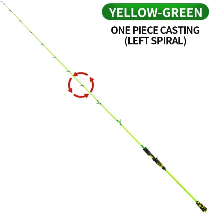 GOOFISH® Green 6'6"(195cm) Solid Nano Tech Blank Saltwater Slow Pitch Jigging Rod PE2-4 Jig 120-350g