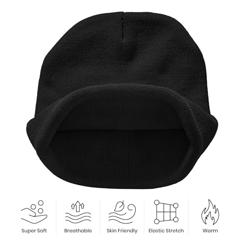 Goth Embroidery Beanie Knit Hat for Men & Women - Medium / Color27