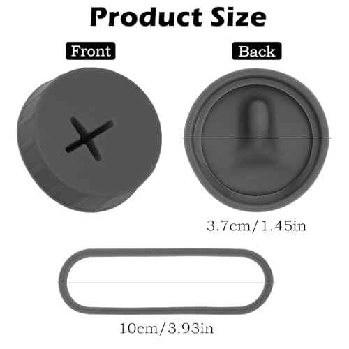 4Pcs Replacement Stopper Compatible with Owala FreeSip Sway Tumbler 30oz 40oz Water Bottles, Silicone Seal & Ring Set, Leak-Proof Stopper Insert and Cap Seal Replacement Accessories