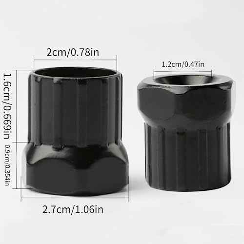 4 Pieces Bike Cassette Lockring Tool Mountain Bike Freewheel Remover Tool Bike Cassette Lockring Tool Bicycle Shop Tools for Repairing Bikes