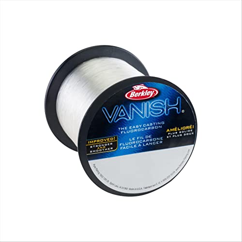 Berkley Vanish Fluorocarbon Fishing Line 40lb 350yd Clear - Invisible Leader