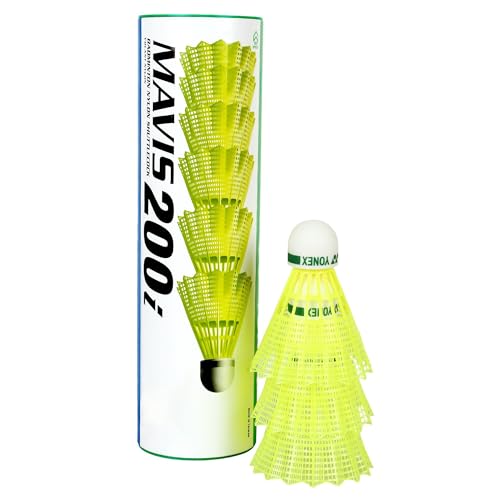 Yonex Nylon Shuttle Cocks Mavis 200 I - Durable Badminton Shuttles