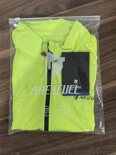 ARESFUEL Ultra-Soft 6 Pockets Cycling Jersey Men Short Sleeves Road Bike Shirts Biking Bicycle Mountain Bike Jersey Army Green X-Large