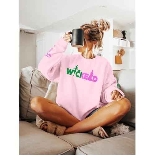 ASTANFY Musical Movie Sweatshirt for Women Witch And Princess Sweatshirts Witches Musical Movie Fans Gift Long Sleeve Tops