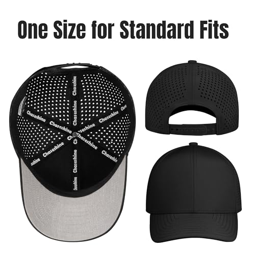 Performance Snapback Hats for Men Women,6 Panel Baseball Cap,Golf,Running,Workout