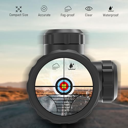UUQ 4X32 Compact with Rangefinder Reticle - 20mm Mount