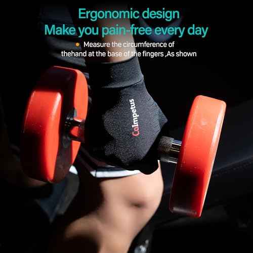 Micro-Pressure Sensation Arthritis Gloves, Fingerless Non-Slip Breathable Gloves for Arthritis Carpal Tunnel Pain Relief, Hand Pain, Fit Women & Men | Medium