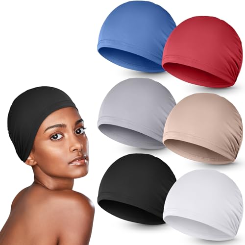 Zhengmy Soft Chemo Headwear Sleeping Cap for Women - Multiple Colors, Pack of 6