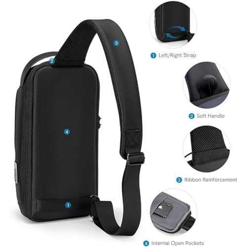 Kingsons Anti-Theft Crossbody Sling Bag for Men - Model Ks3283w
