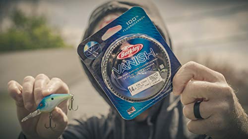 Berkley Vanish Fluorocarbon Fishing Line 50lb 30yd Clear Leader Coil - Versatile & Invisible