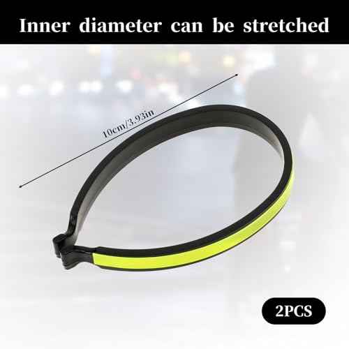 Cycling Trouser Clip, Ankle Cuffs, Outdoor Recreation Cycling Trouser Clip, Cycling Ankle Safety Band Reflective Bicycles Clip Pant Leg Cuff Clip Bikes Cycling Equipment Cycling Trouser Wrap Clip