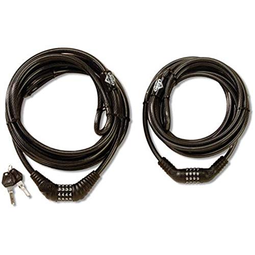 Touring Kayak Security Cable Lock with Tamper-Resistant Combination, 47-inch Loop