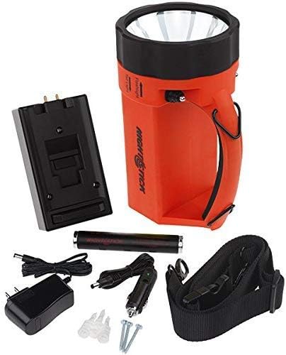 Nightstick XPR-5580G Viribus 80 Intrinsically Safe 300 Lumens Dual-Light Lantern, Flashlight, Floodlight, Strobe Light | Rechargeable Firefighter Industrial Flashlight [Green/Black]