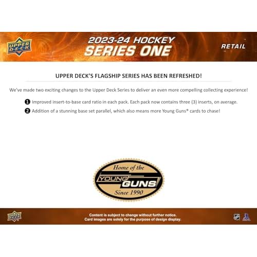 Upper Deck 2023-24 Series 1 Hockey Card Collector's Tin