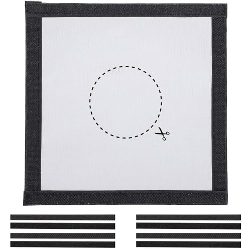 Flame-Resistant Stove Jack Kit for Tent - 9.5x9.5 Inch Waterproof Fireproof Fabric