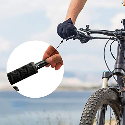 Oumers Tubeless Bike Tire Repair Kit - 5 Black Strips & Insertion Tool