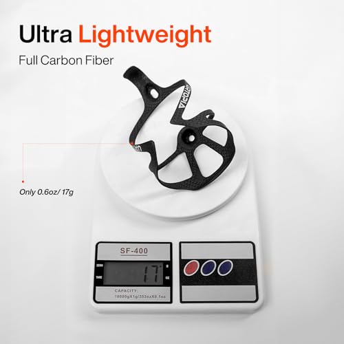 Full Carbon Fiber Bike Water Bottle Holder, Ultra-Light Water Bottle Cage for Bike, High Strength Durable Carbon Cup Holder for Bike, Road Bike, Mountain Bike, Electric Bike (1pack)