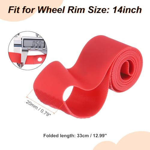 14 Inch Bicycle Rim Tape 20mm PVC Inner Tube Guard for Road MTB Mountain Bike - 2 Pieces