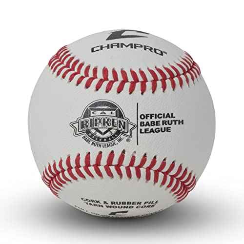 Champro Cal Ripken Baseballs with Full Grain Leather Cover, 12 Pack
