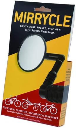 Mirrycle MTB Bar End Mountain Bicycle Mirror, Black