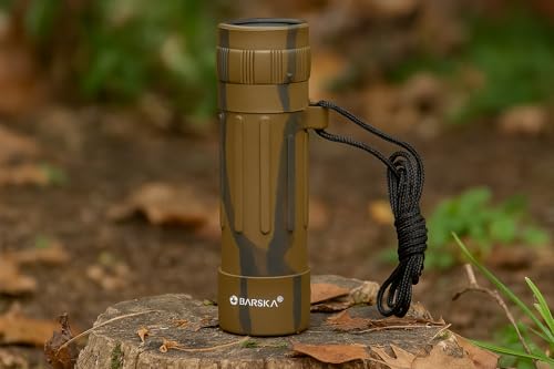 10x25 Compact Monocular with Fully Coated Optics and Rubber Armor for Travel Hiking Bird Watching