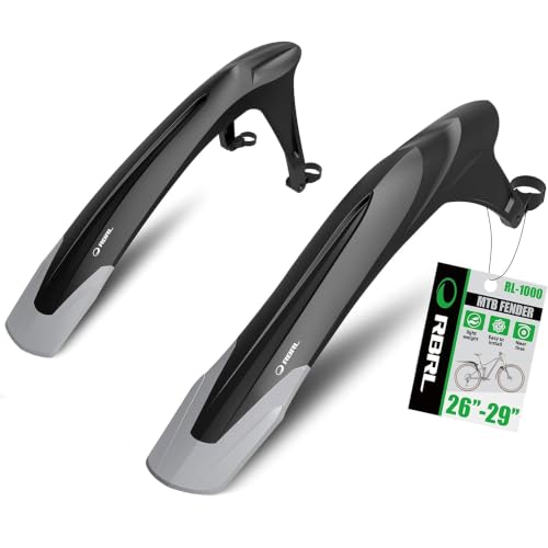 Universal MTB Bike Fender Set - Adjustable 26-29 Inch Mud Guards for Mountain Bikes