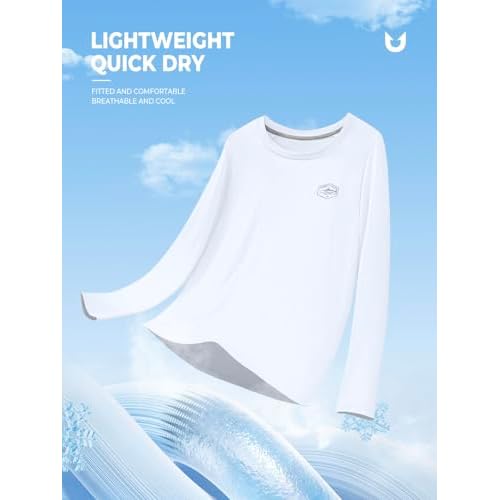 NORTHYARD Men's Sun Protection Shirts Long Sleeve Swim Beach Rash Guard SPF UV UPF 50+ Fishing T-Shirt Quick Dry Lightweight