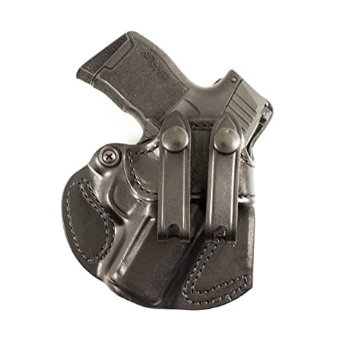 DeSantis 028BA8JZ0 Gunhide, Cozy Partner Inside The Pant Holster, Fits Sig P365 Right Hand Black Leather