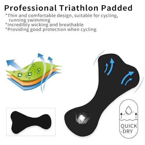 Mens Pro Trisuit Short Sleeve Triathlon Suit Best For Swimming Racing Tri Suit