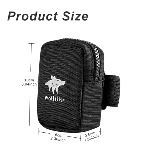 Compact Cycling Saddle Bag - Fits Under Bike Seat for easy storage - Road Bike & Bicycle Seat Bag - Tiny Durable & Water-resistant (Small)