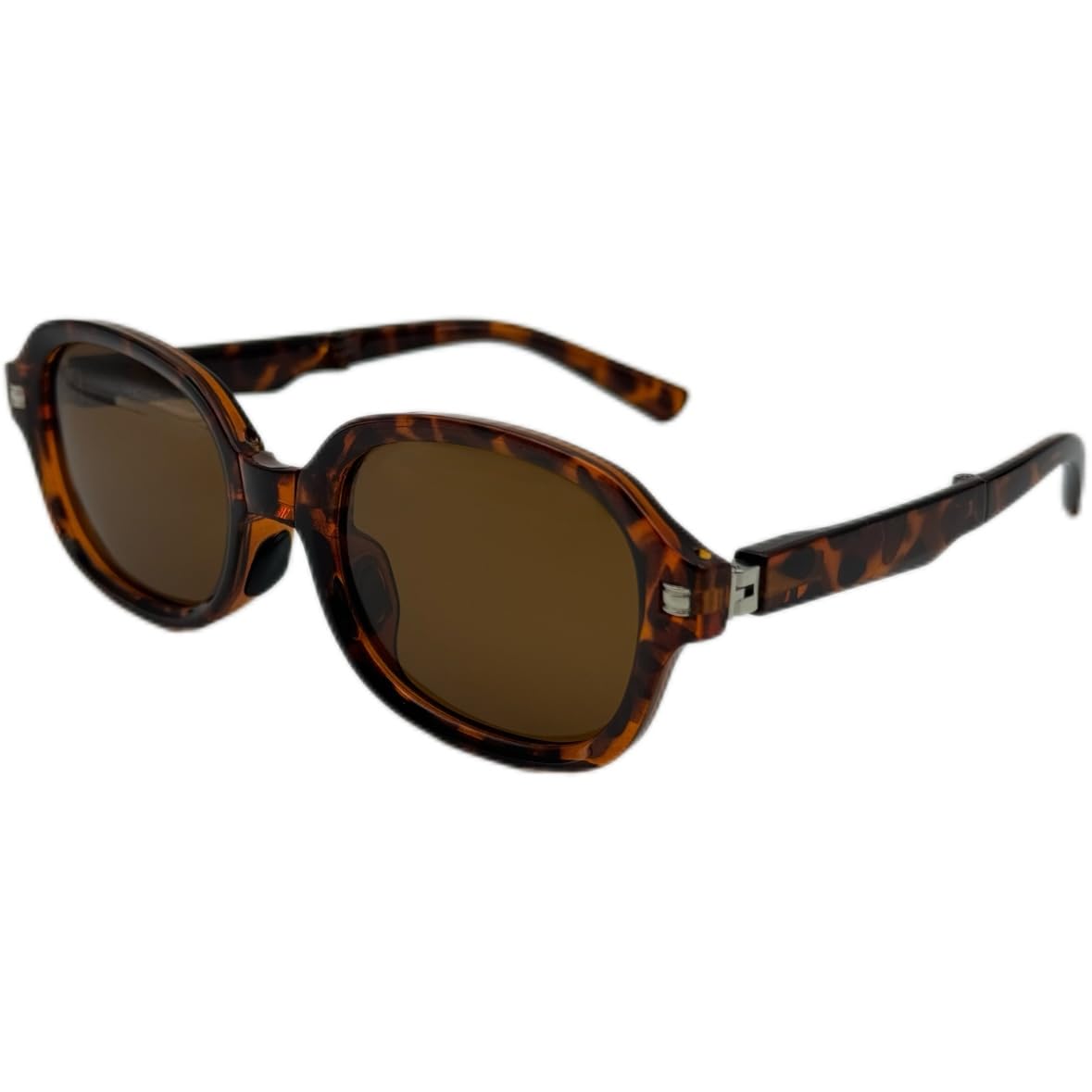 Folded sunglasses with UV protection for both men and women, suitable for fishing, beach, driving(White)