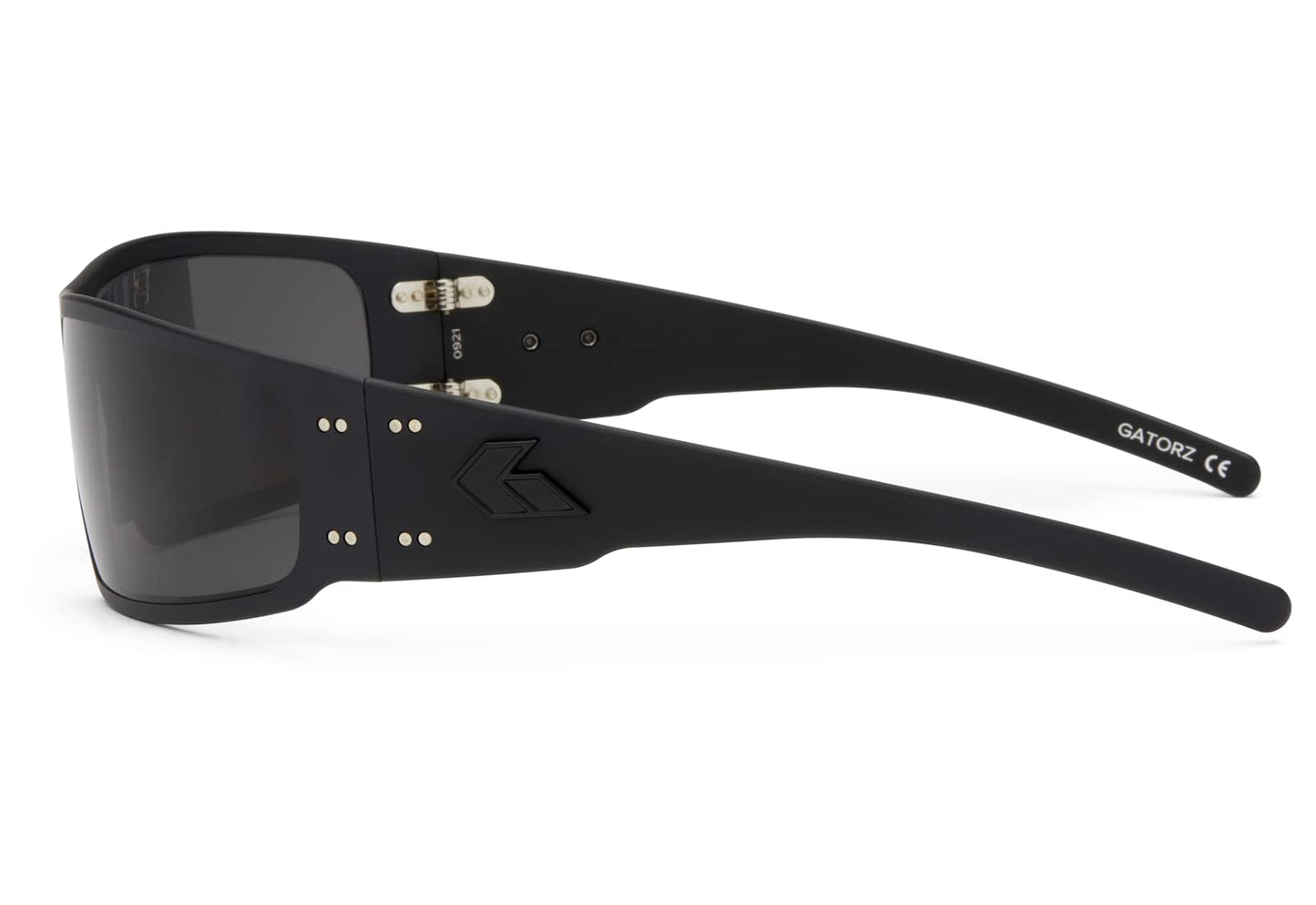 Gatorz Magnum Sunglass, Black Cerakote Frame, Black Logo, Smoke Lens - Made in the USA - GZ-01-001