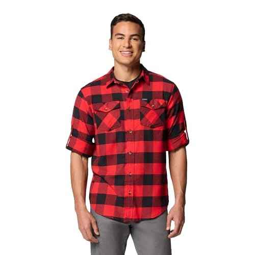 Columbia Men's Bearmouth Springs Roll Up Long Sleeve Flannel Shirt