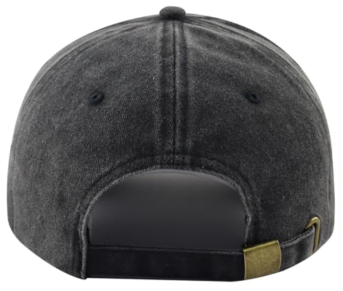 2PCS Mom and Dad EST 2027 2026 Baseball Caps for Men Women - One Size Black