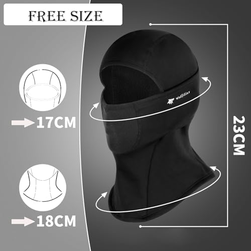 Balaclava Ski Mask for Men Women, Winter Face Mask Windproof Motorcycle Mask Thermal Fleece Full Face Hood