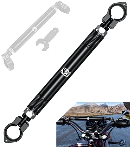 Aluminum Alloy Cross Bar Balance Bar for Motorcycle Handlebar Reinforcement Adjustable Length