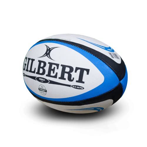 Gilbert Photon Match Rugby Ball Size 5 - Blue Variation