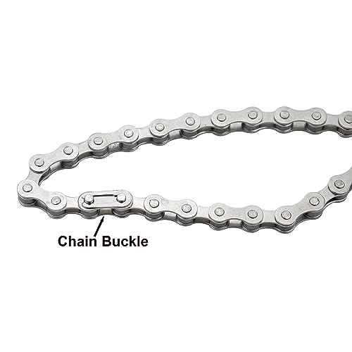 WEEROCK Bike Chain Single Speed 1 Speed Bicycle Chains 1/2" x 1/8" x 104 Links