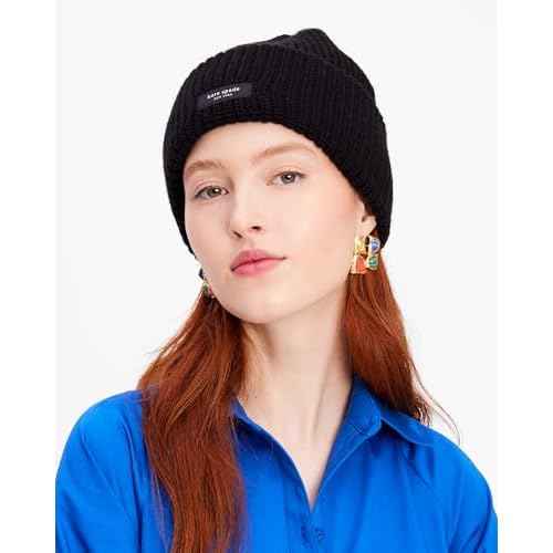kate spade new york Women's Sam Label Cuff Beanie