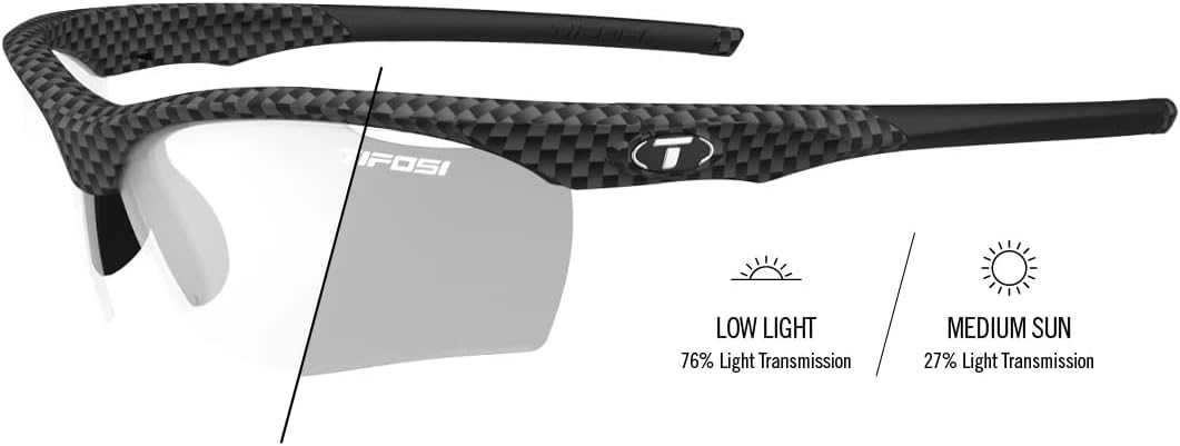Tifosi Vero Sport Sunglasses Unisex - Ideal For Baseball, Cricket, Cycling, Golf, Hiking, Running, Tennis & Pickleball